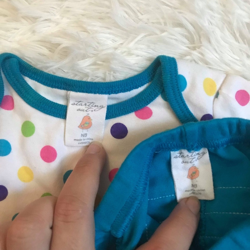 Set of 3 Newborn Onesie Outfits - Picture 6 of 8